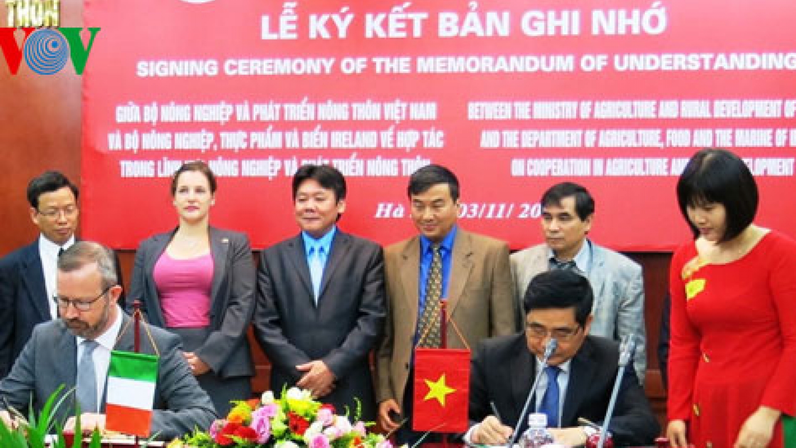 Ireland, Vietnam sign MoU on agricultural cooperation 