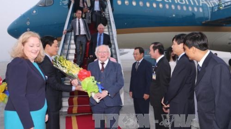 Irish President begins visit to Vietnam