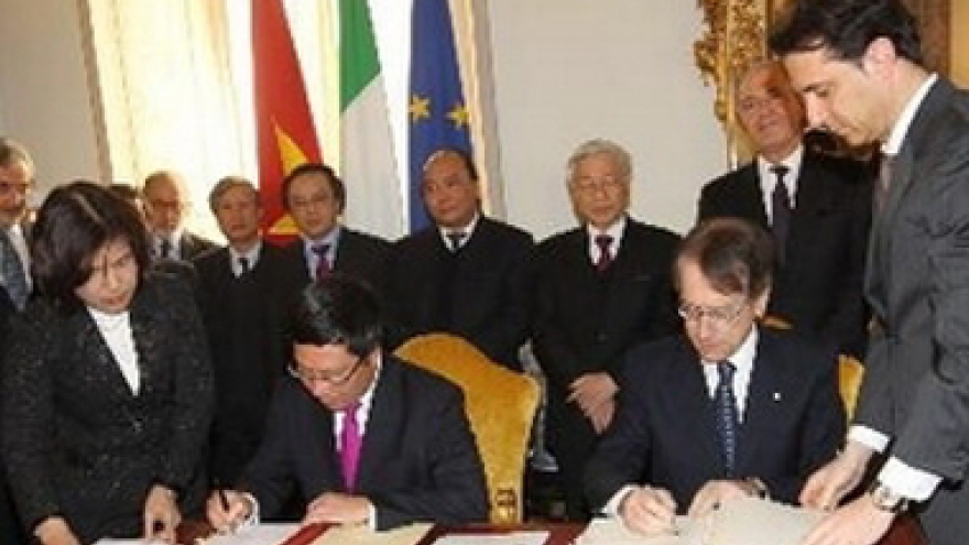 Vietnam, Italy set up strategic partnership 