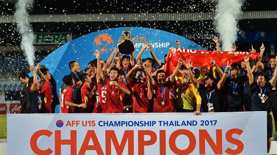 Vietnam bring home AFF U15 championship trophy