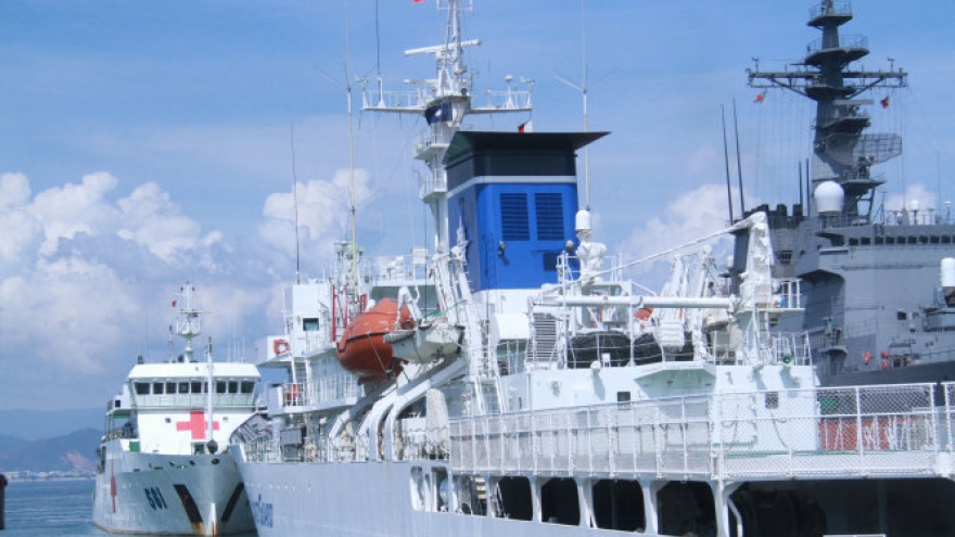 Japan Coast Guard cadets visit VCG Zone 2