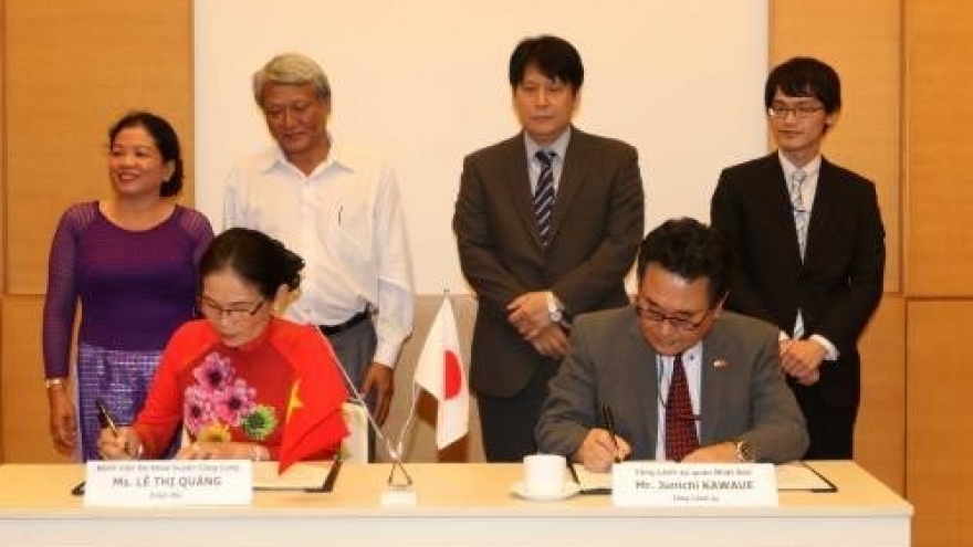 Japan provides US$345 thousand of ODA for Vietnam