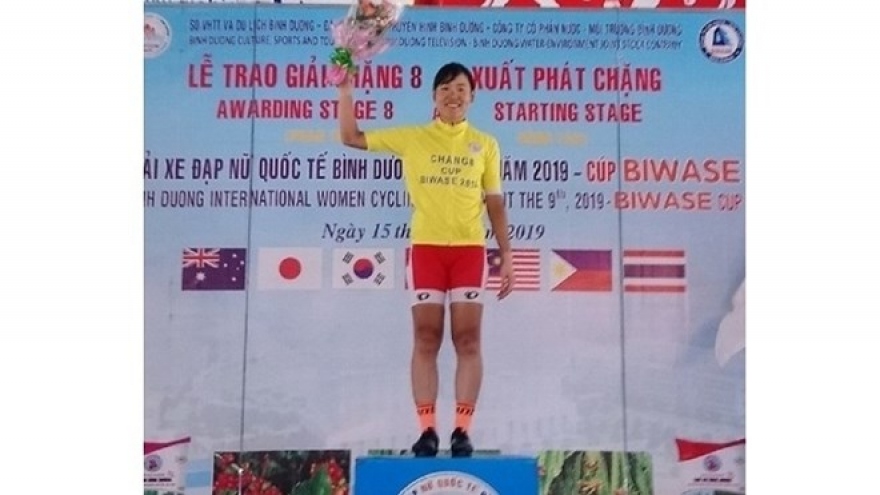 Japanese cyclist wins int’l women’s cycling tournament