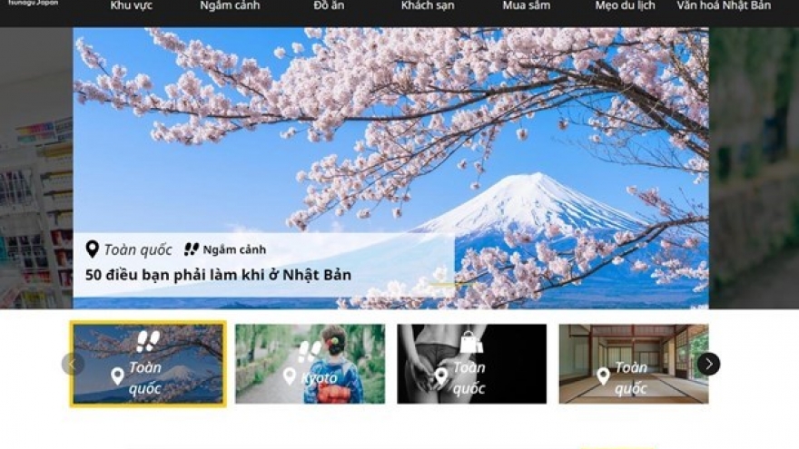 Japanese travel website inaugurates Vietnamese version