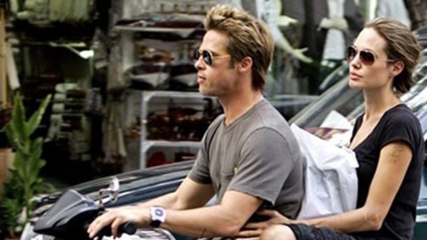 The way it was: Brad Pitt and Angelina Jolie 