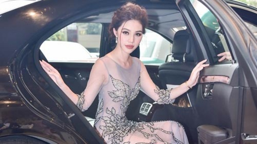 Jolie Nguyen gorgeous at Hong Kong event