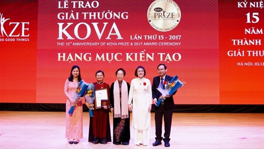 KOVA Prize 2017 honours groups, individuals in applied science