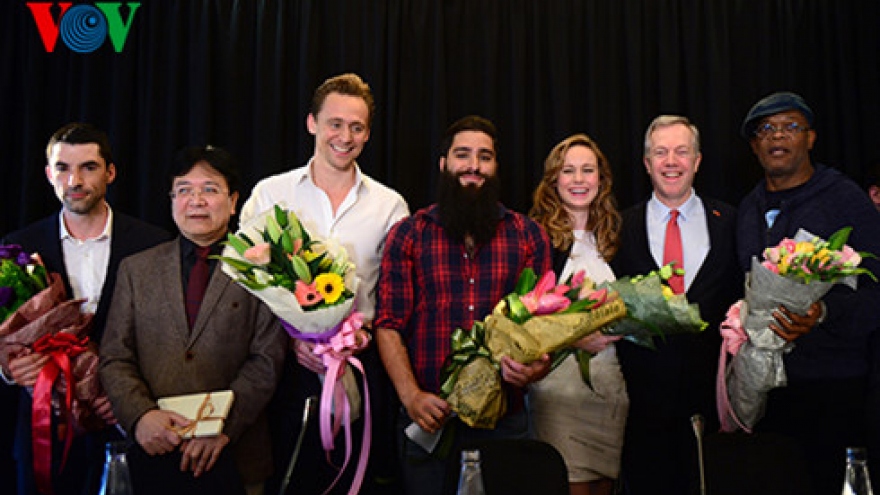 
        “Kong: Skull Island” brings movie stars together in Hanoi
                              