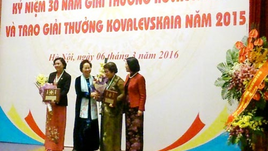 Women Union marks 30 years of Kovalevskaia prize