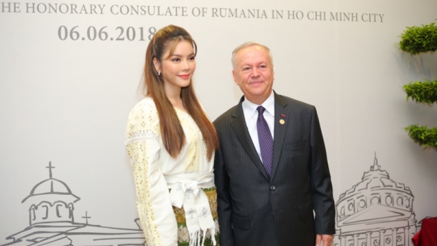 Ly Nha Ky becomes Honorary Consul of Romania in HCM City