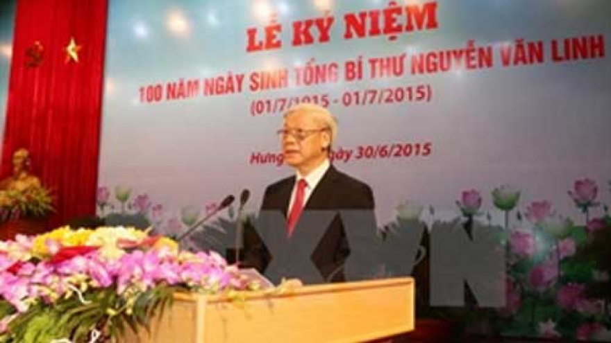 Nguyen Van Linh’s 100th birth anniversary commemorated