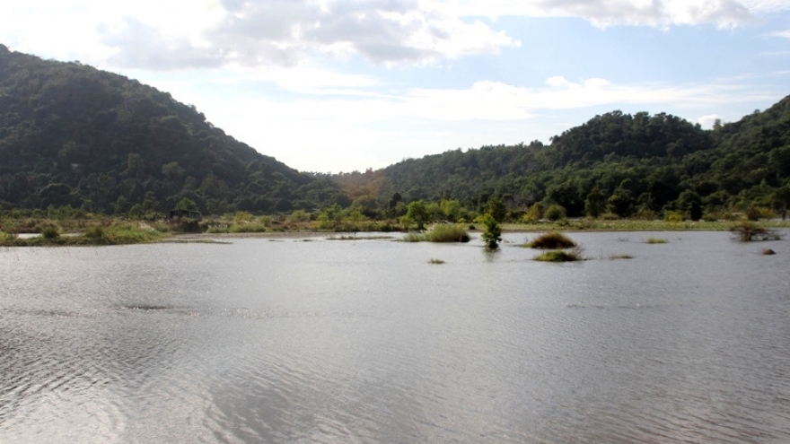 Scenic lakes in An Giang province