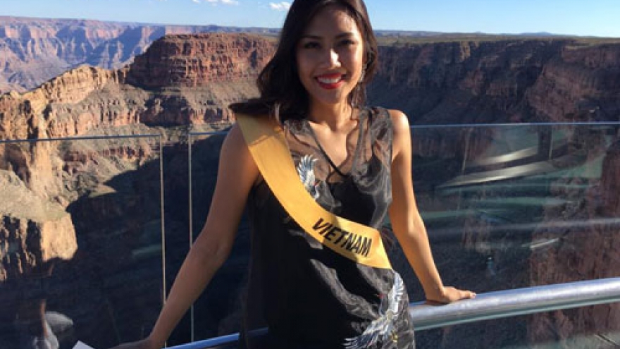 Loan, Miss Grand International contestants visit Red Rock Canyon