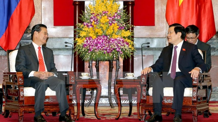 President Sang upbeat on flourishing Vietnam-Laos ties