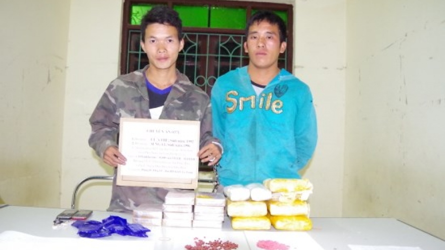 Lao drug traffickers arrested in Dien Bien