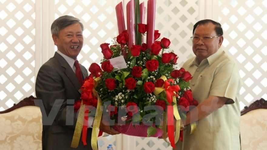 Vietnamese diplomat congratulates Laos’ newly-elected President
