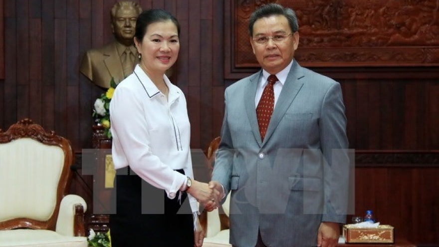 Vietnamese, Lao front agencies boost cooperation