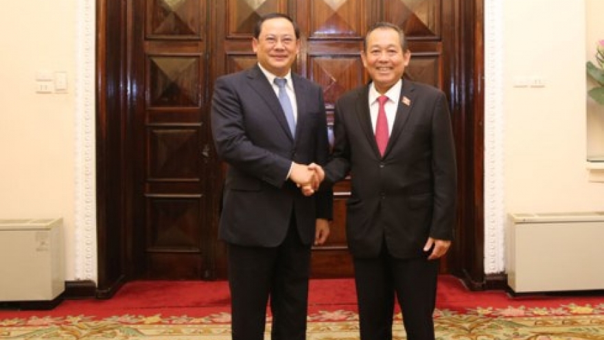 Vietnamese, Lao Deputy PMs hold talks