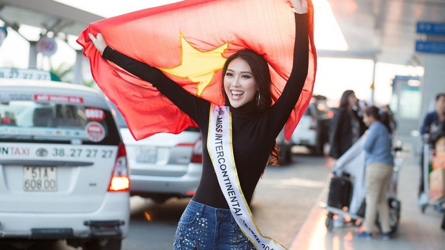Tuong Linh jets off to Egypt for Miss Intercontinental 2017
