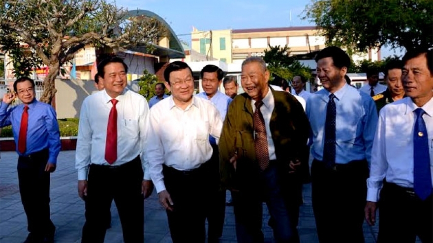 President Sang pays pre-Tet visit to Long An, Dong Thap
