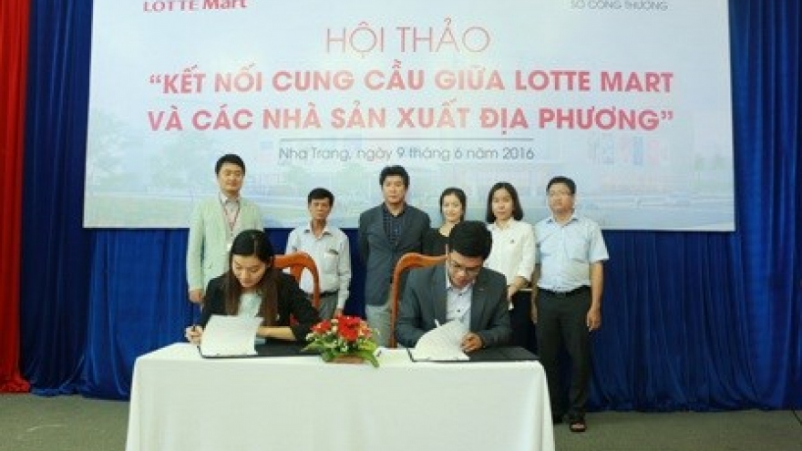 Lotte Mart to buy more products from Khanh Hoa-based producers