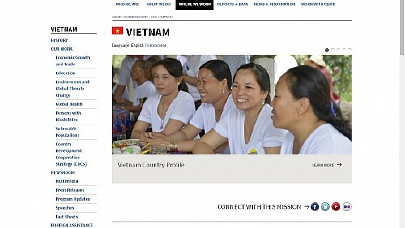USAID Vietnam mission announces new director, deputy director