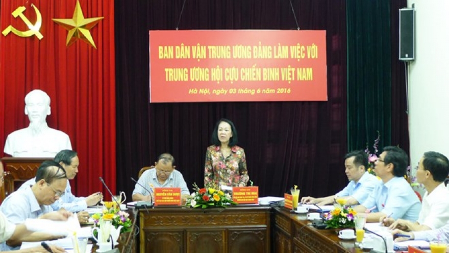 War Veterans’ Association – trustworthy mainstay of Party
