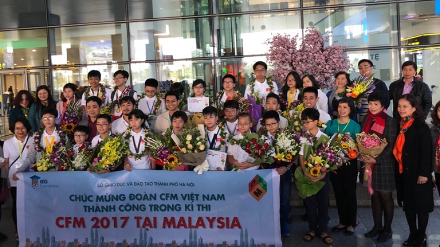 Vietnam tally up 3 golds at Challenge for Future Mathematicians
