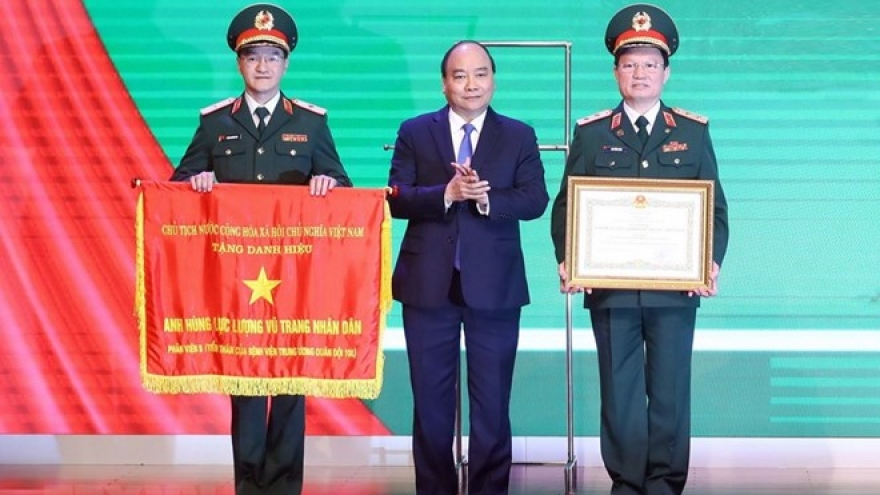 Military Central Hospital 108 honoured with heroic title
