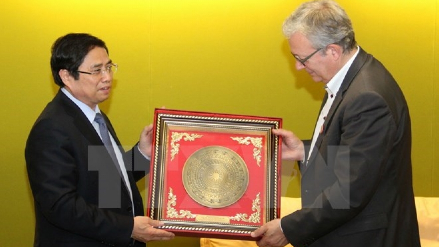 Vietnamese Party delegation works with French partners