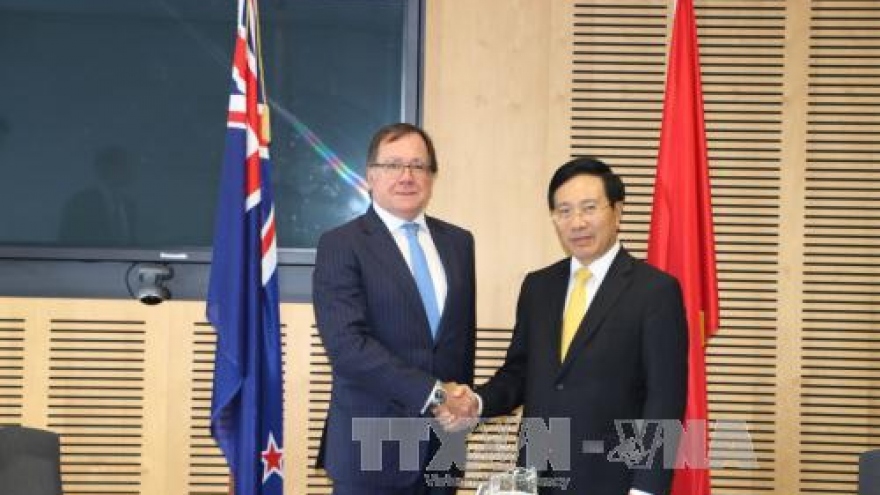 Vietnam, New Zealand foreign ministers meet in Auckland