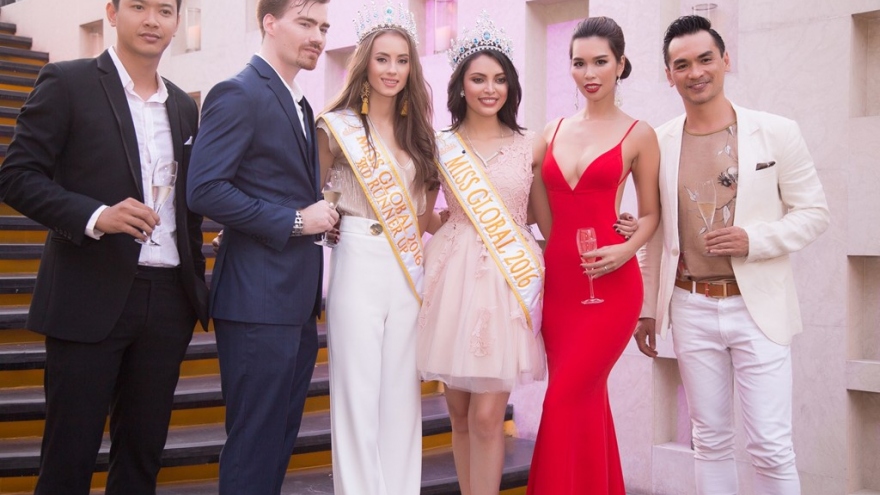 Miss Global beauties visit Vietnam