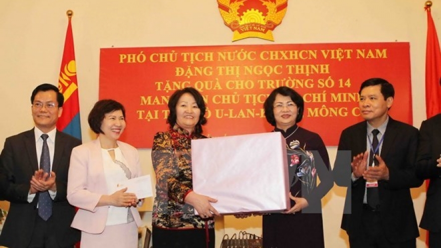 Vice President busy in Mongolia
