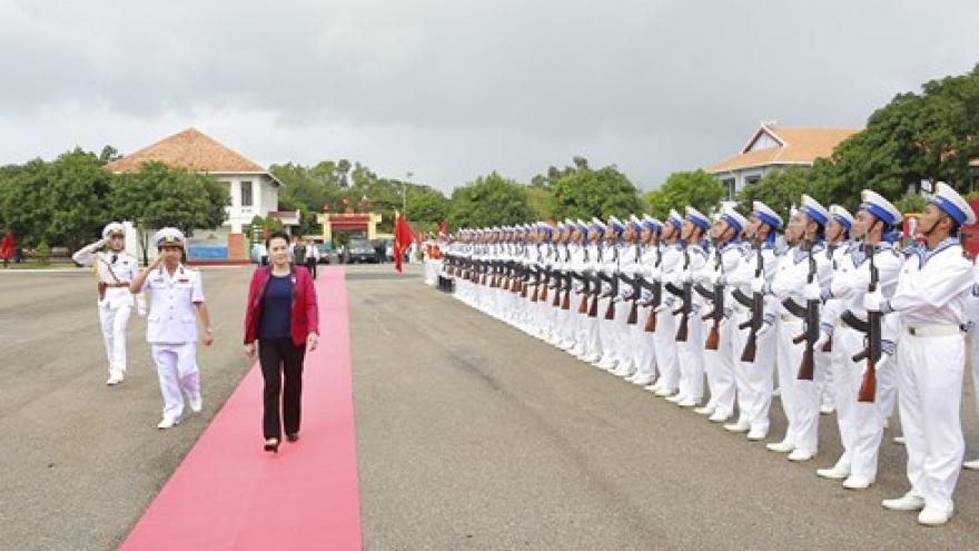NA leader visits naval units in Khanh Hoa
