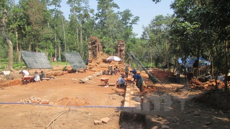 Ancient road discovered underground at My Son sanctuary