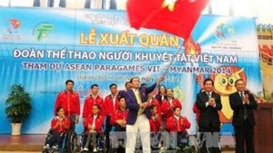 Athletes head for Myanmar Paralympic Games