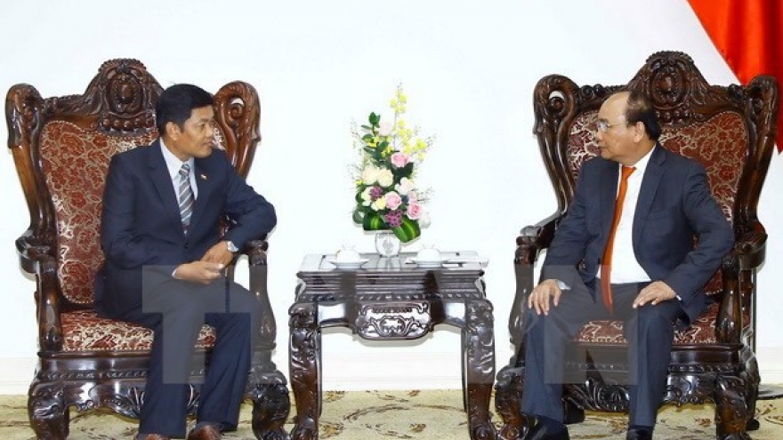 Gov’t leader hosts new Myanmar ambassador
