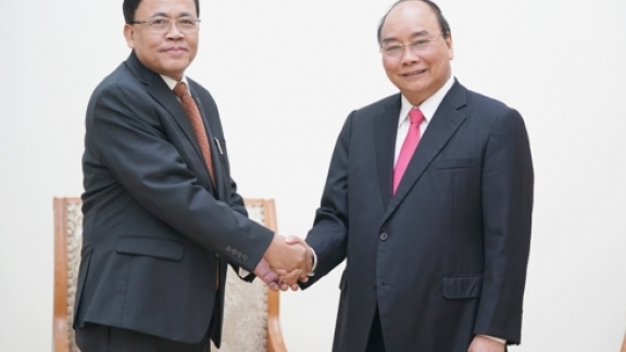 Government leader welcomes Myanmar International Cooperation Minister