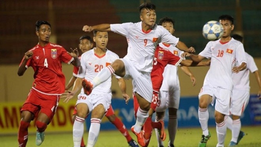Vietnam edge out Myanmar 2-1 in U-19 tourney