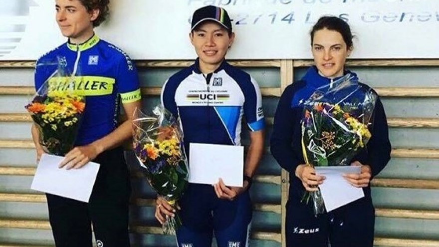 Vietnamese cyclist wins Grand-Prix Crevoisier 2018
