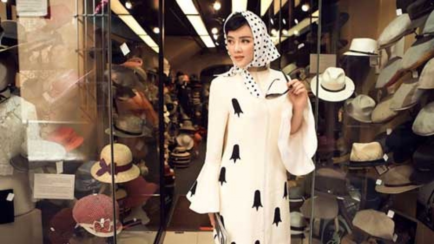 Ly Nha Ky charming in Paris