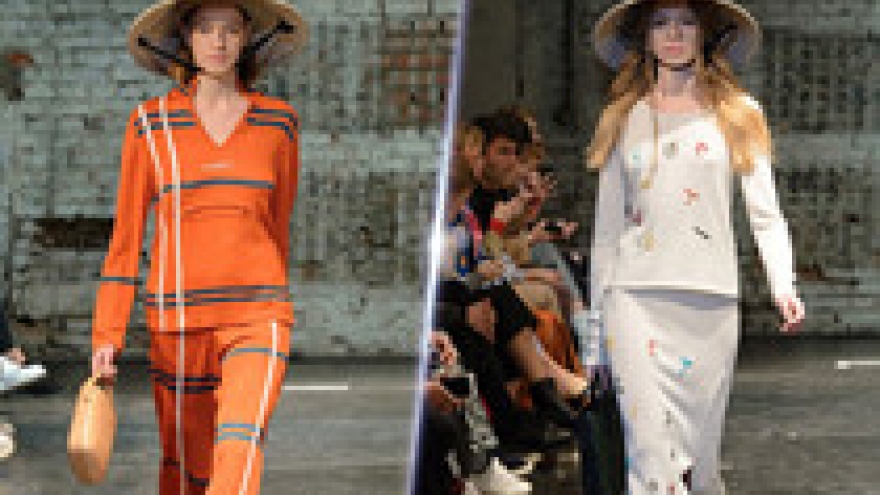 Vietnamese conical hats appear in int’l fashion