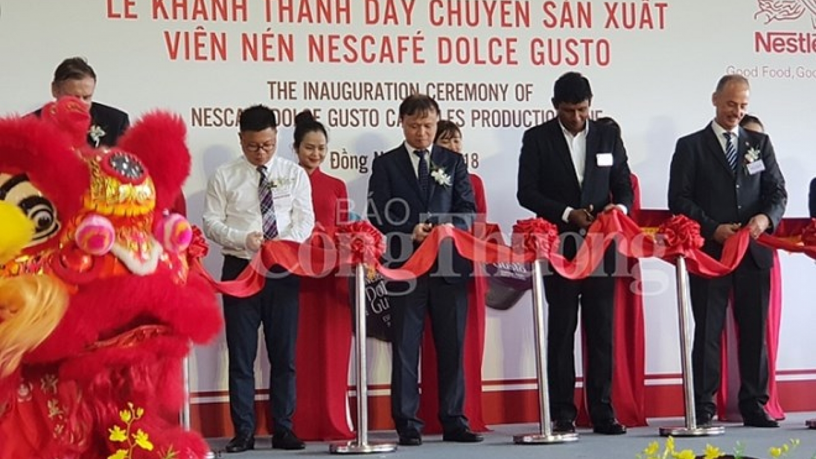 Nestle inaugurates new coffee capsule production line in Vietnam