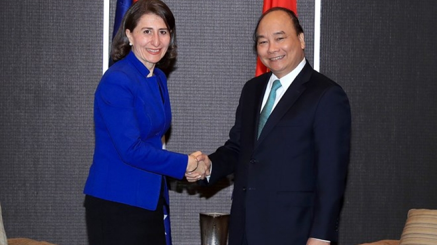 PM Nguyen Xuan Phuc meets New South Wales leaders