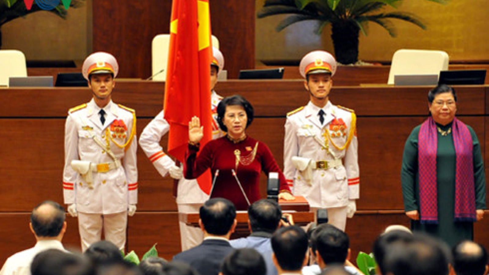 Chairwoman of 14th National Assembly swearing in