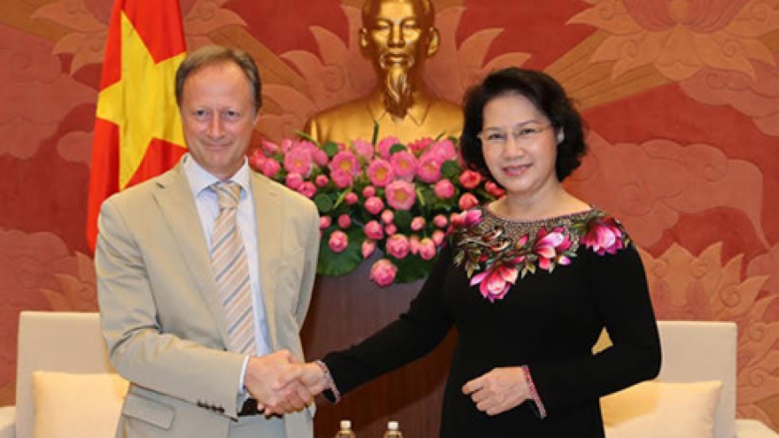 NA Chairwoman hosts Ambassadors, Head of EU delegation