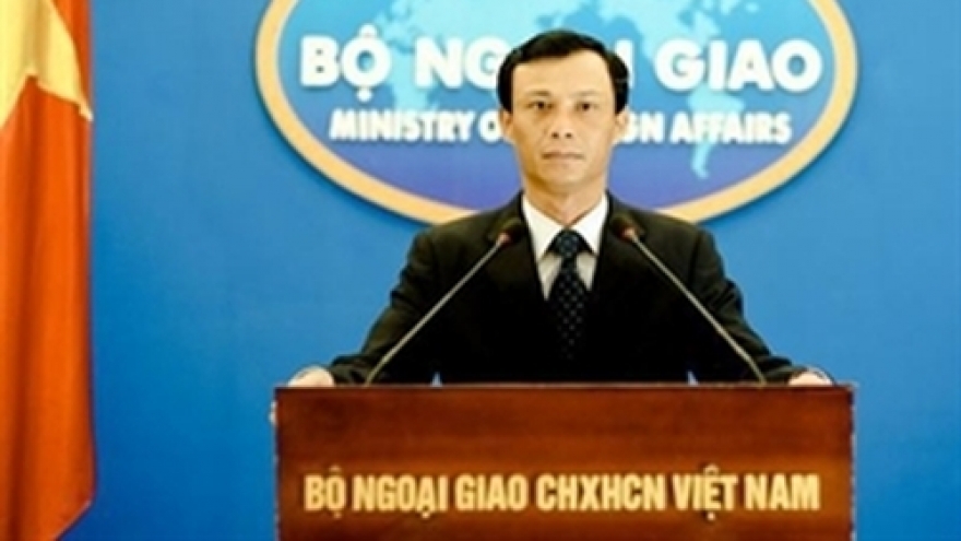 Chinese ship’s acts under protest