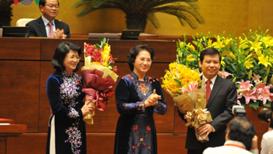 
        Dang Thi Ngoc Thinh elected new Vice State President
                              