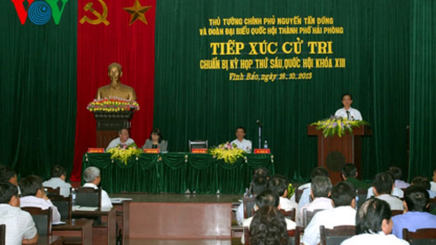 Prime Minister meets Haiphong voters