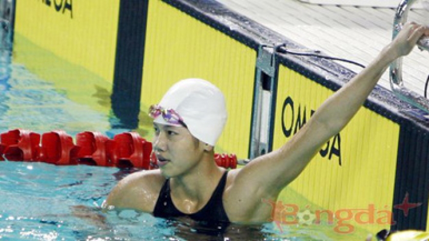 Swimmer Anh Vien wins silver at Asian tourney